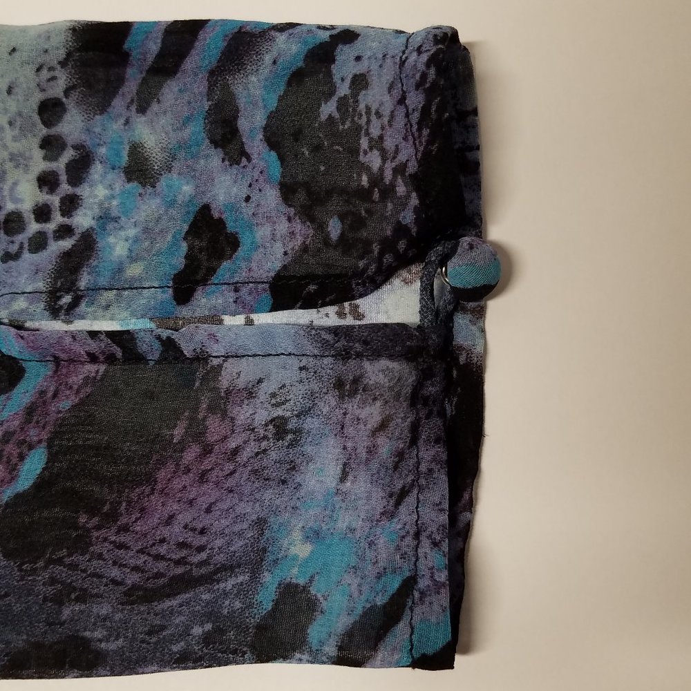 Cabi #609 Python Snakeskin Long Sleeve Button Dow… - image 5